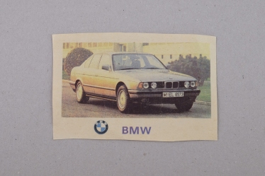 1991 / Lado Khartishvili, Autokalender Ausschnitt BMW
